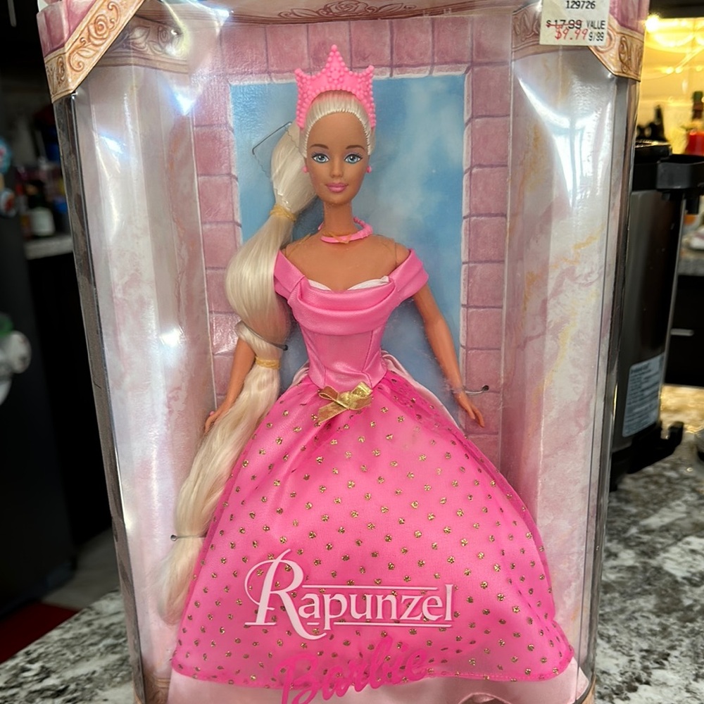 Barbie Rapunzel in Elegant Pink Dress